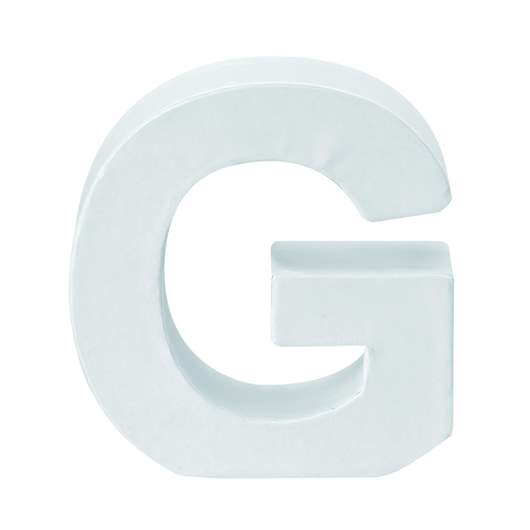 Papp-Buchstaben G 10x3,5cm